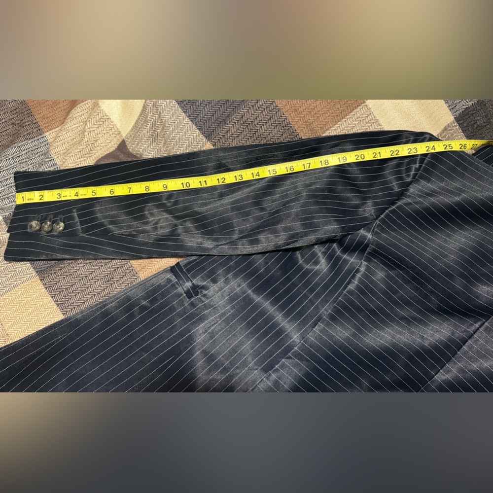 Banana Republic Navy Pinstripe Blazer - Picture 12 of 14